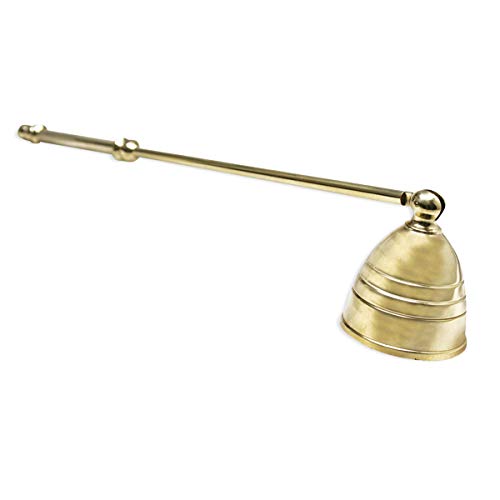 NKlaus Kerzenlöscher Messing Gold 26cm beweglicher Kopf