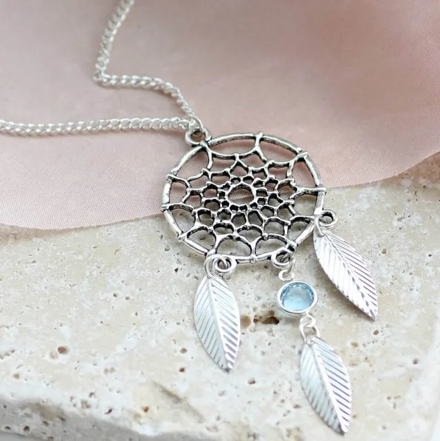 Joy by Corrine Smith Dreamcatcher Halskette Silber Swarovski