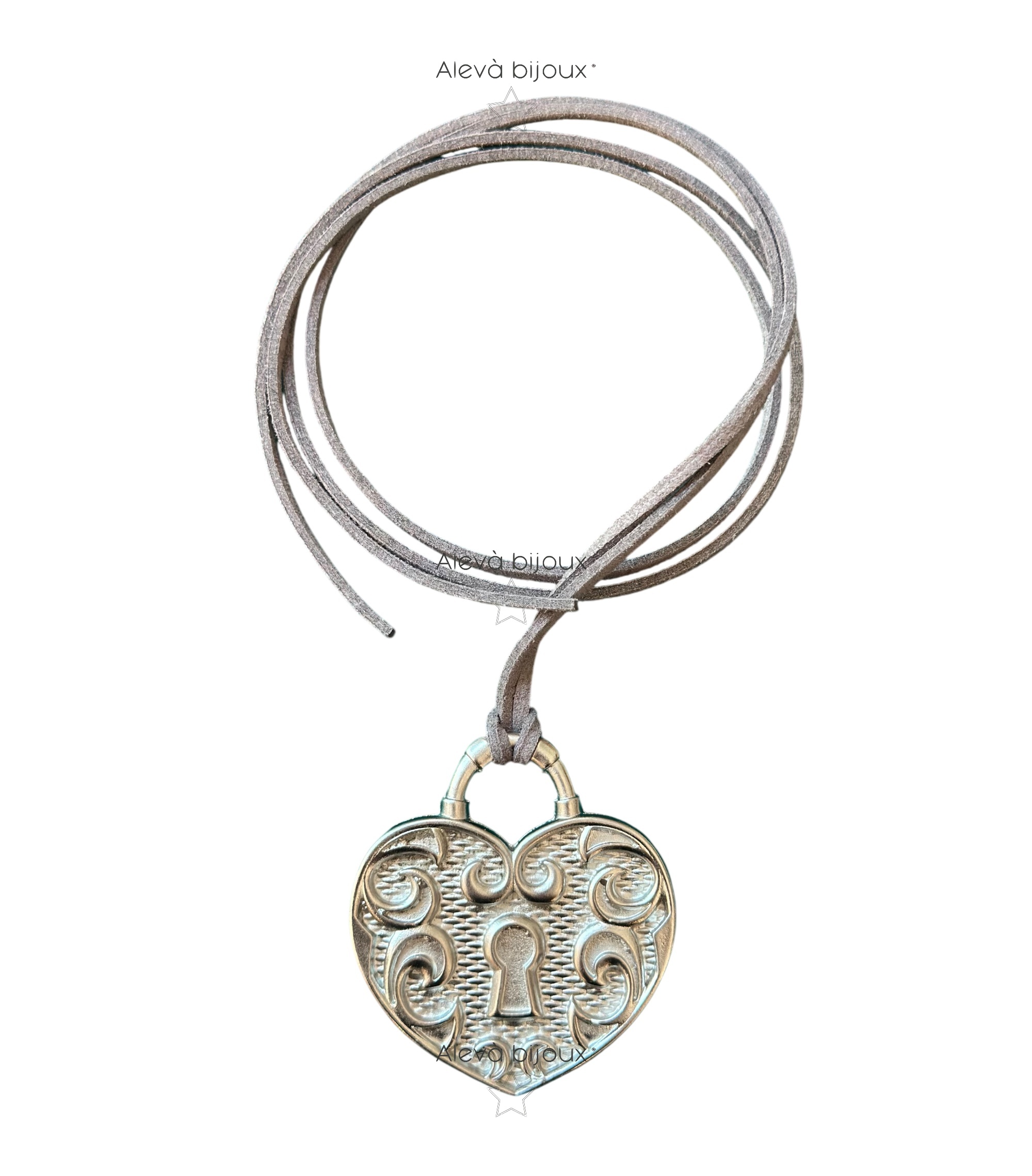 Alevá Bijoux Lucchetto Anhänger Schloss Cuori