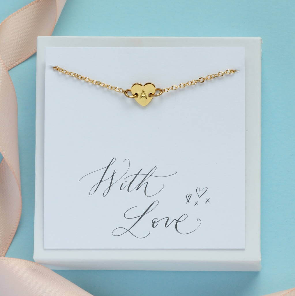 Joy by Corrine Smith Heart Armband Gold Herz personalisiert