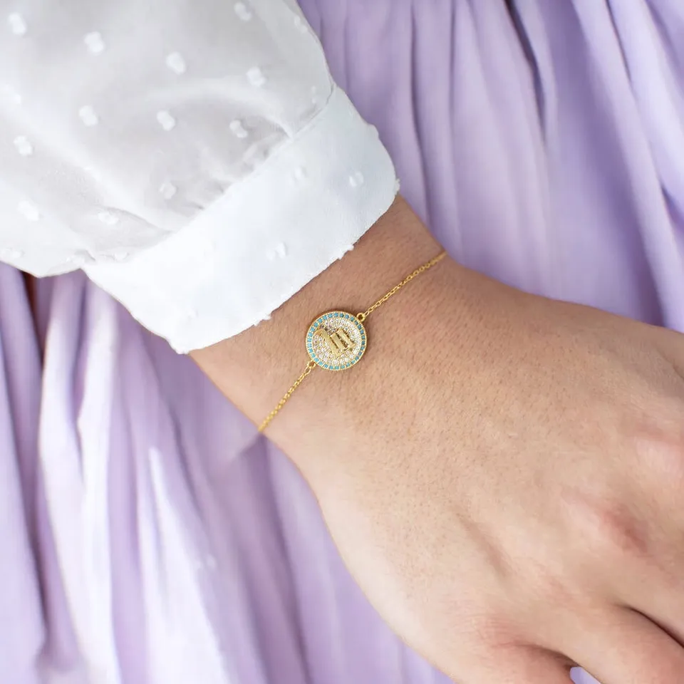 Joy by Corrine Smith Pave Zodiac Armband Gold Sternzeichen