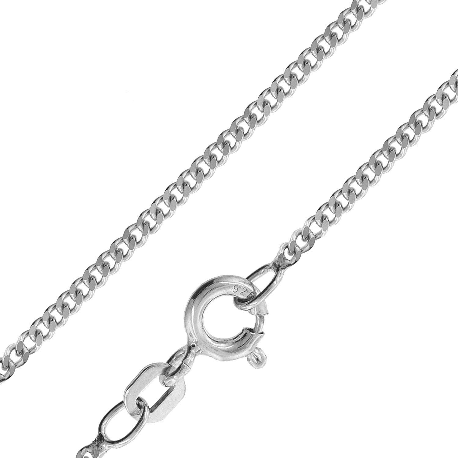 trendor 28408 Kreuz Halskette Herren Silber 60 cm rhodiniert