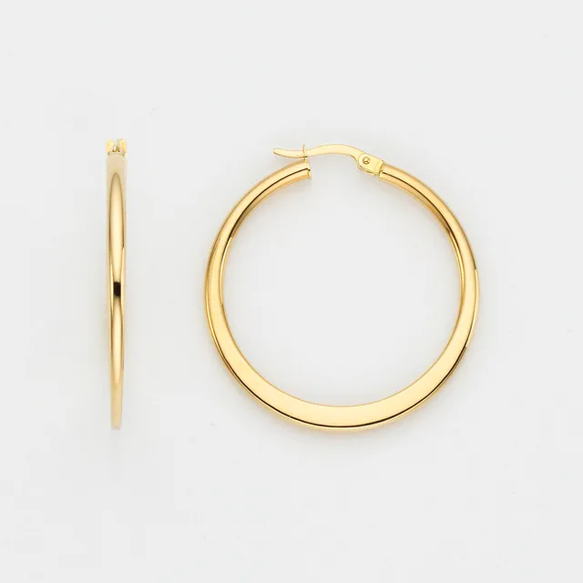 Eugen Rühle Ohrschmuck Creolen Bügel 2,3x35mm 585 Gold
