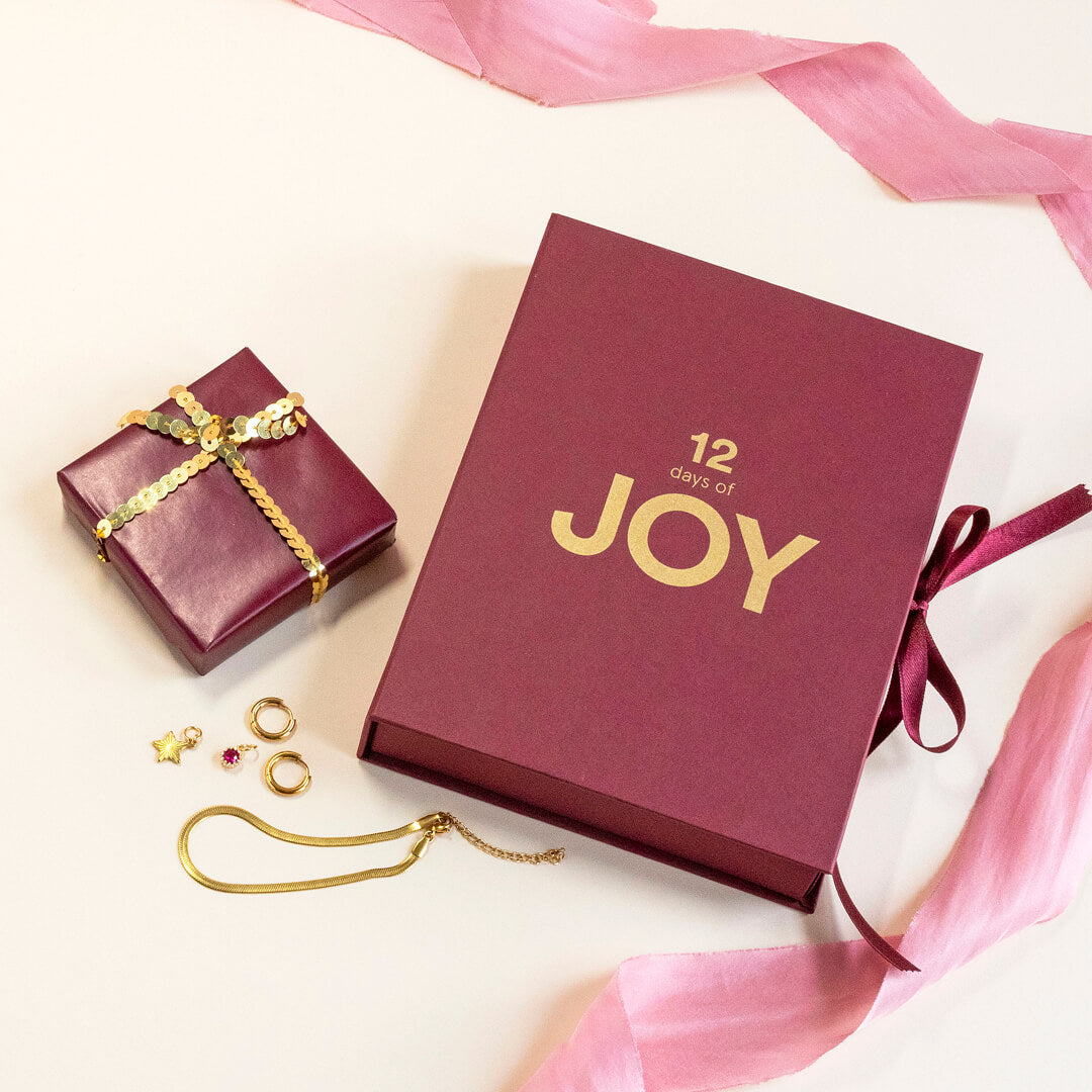 Joy 12 Days Dezember Adventskalender Schmuck Gold Türkis