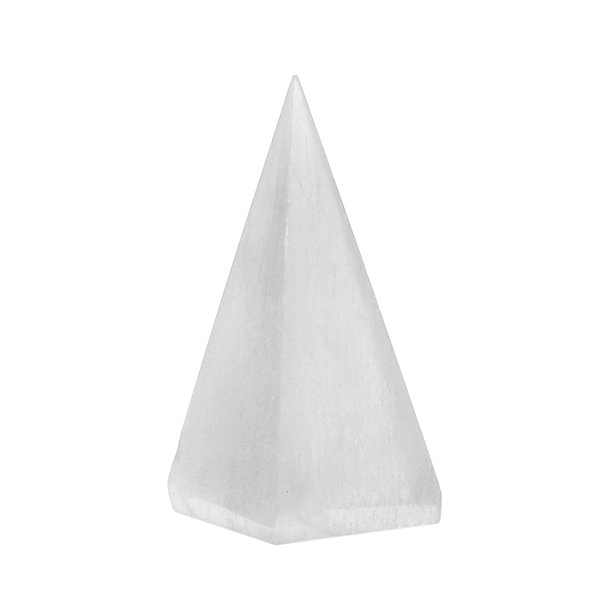 NKlaus Healing Crystals Selenit Pyramide 9 cm Energiestein
