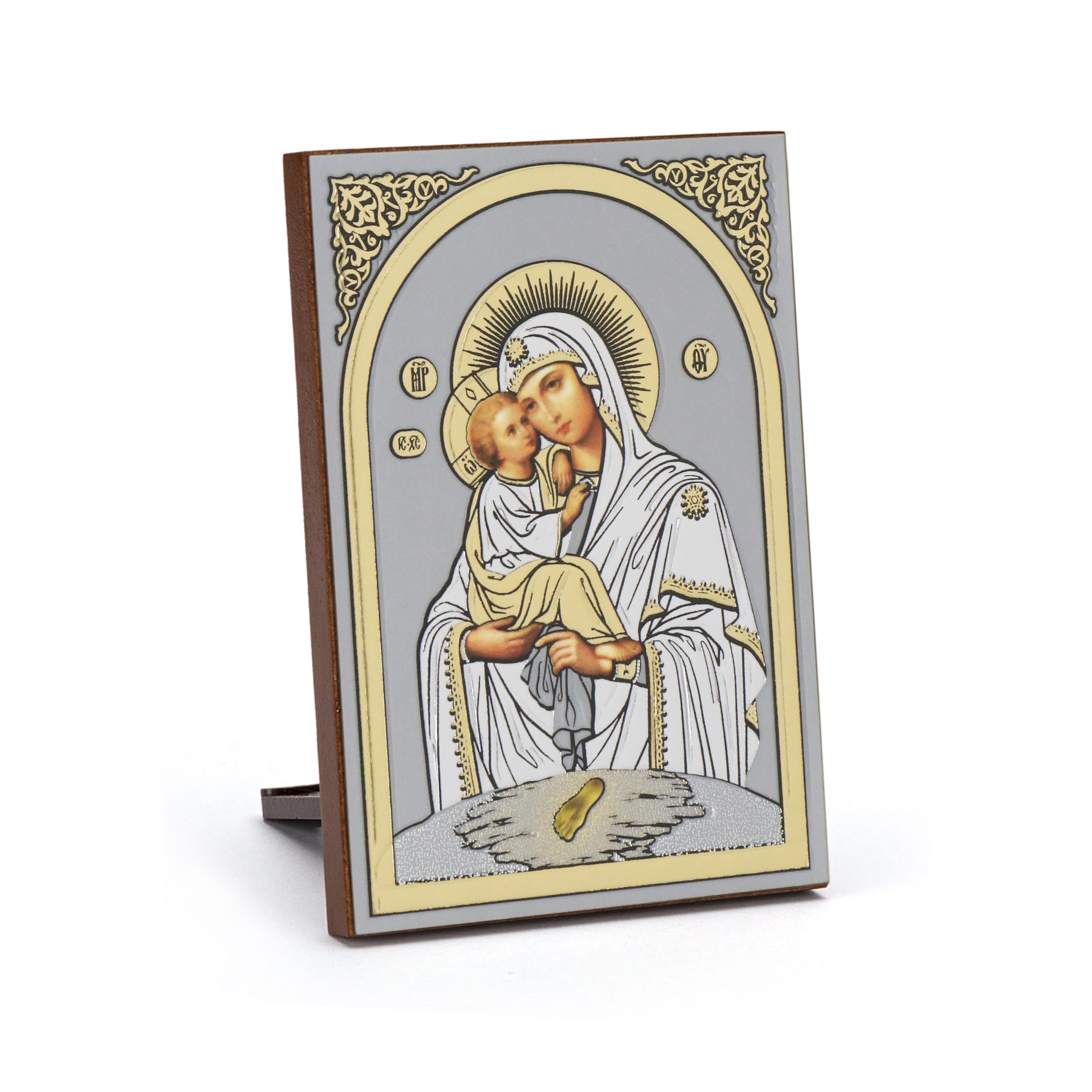 NKlaus Religious Icons Jesus Christus Ikone Holz 6x8,5cm