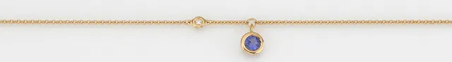 Eugen Rühle Colliers 41.5108 Collier Tansanit Brillant 585 Gold