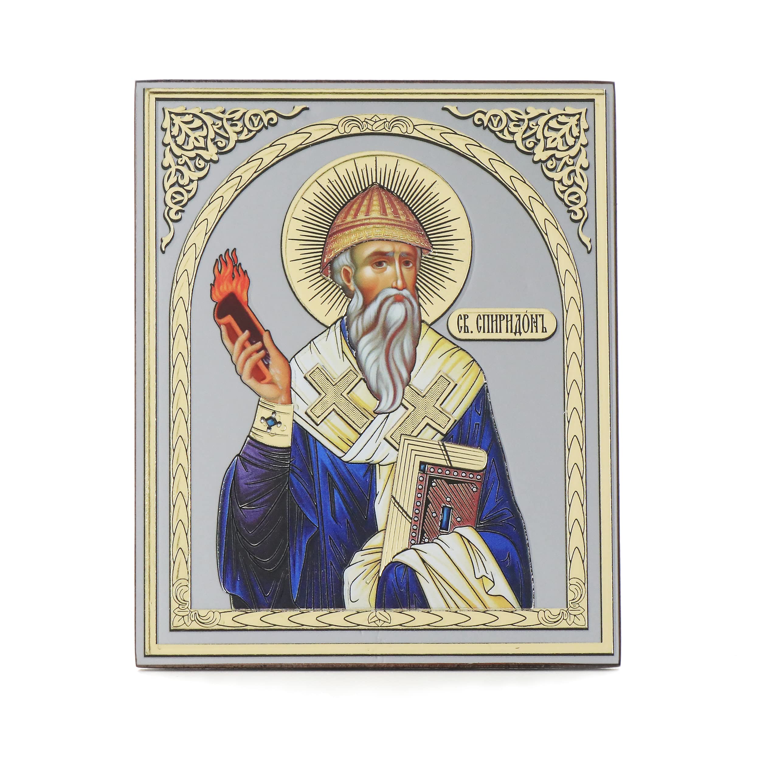 NKlaus Religious Icons Hl. Lukas Holz-Ikone 10x12cm