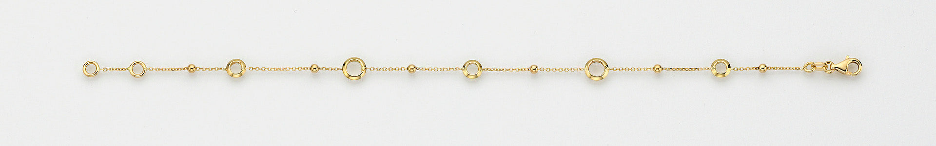 Eugen Rühle Armband mit Kugeln 585 Gelbgold Armband