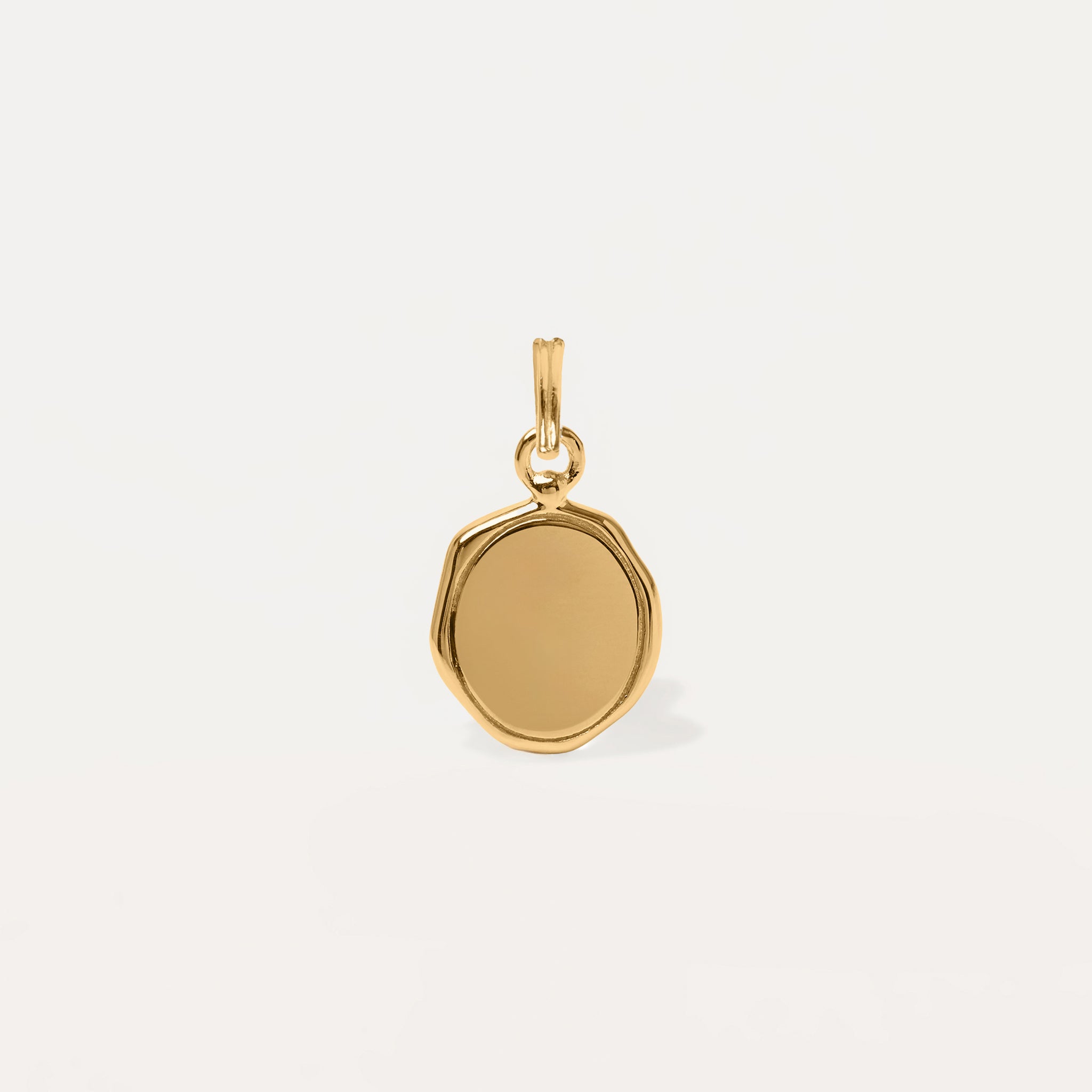 Stilnest Engravable Seal Kette Gold Vermeil 45cm gravierbar