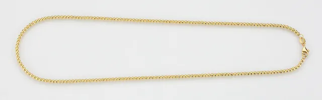 Eugen Rühle Kugelkette 2,5mm Armband 19cm 585 Gelbgold