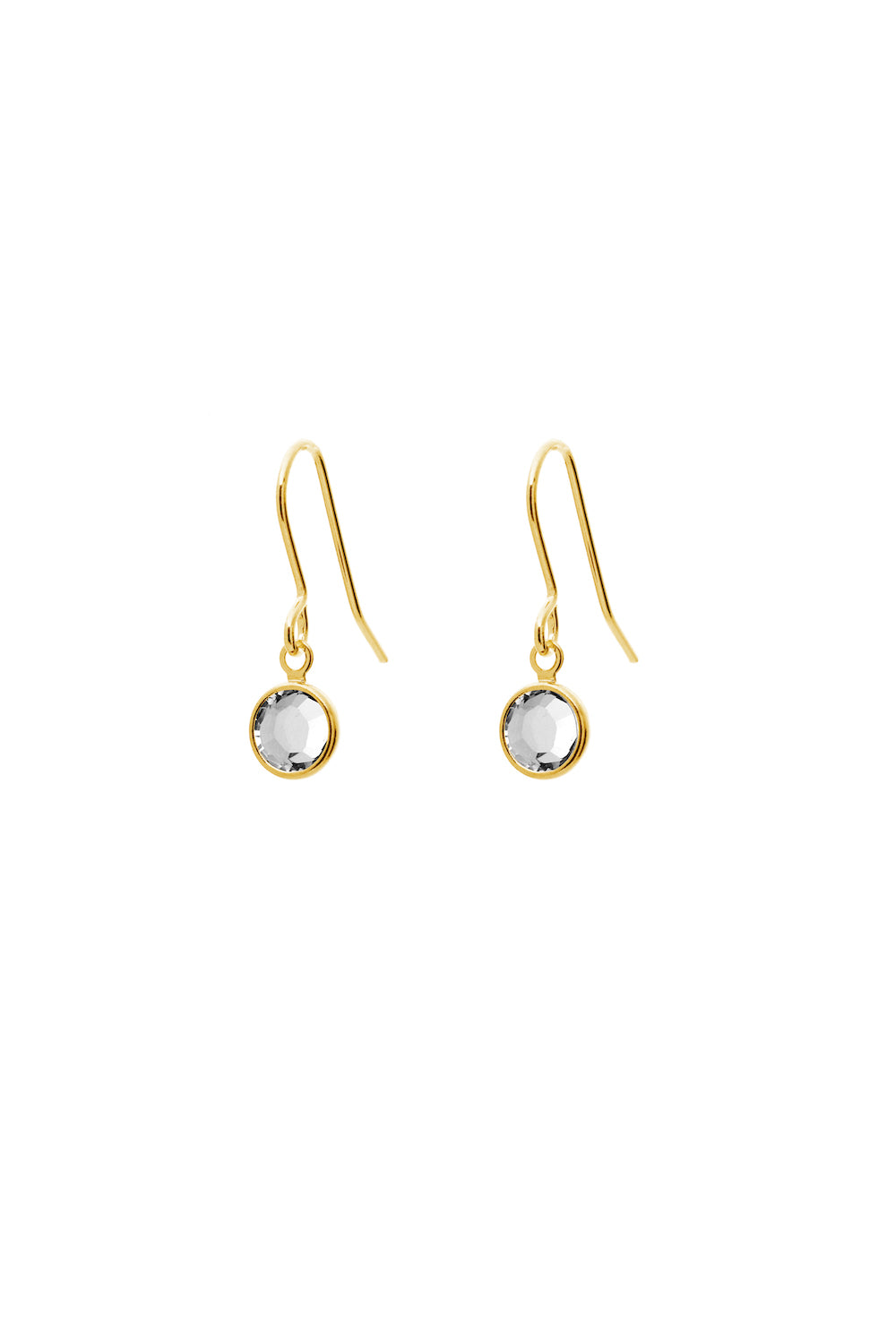 Joy by Corrine Smith April Ohrringe Gold Geburtsstein Kristall