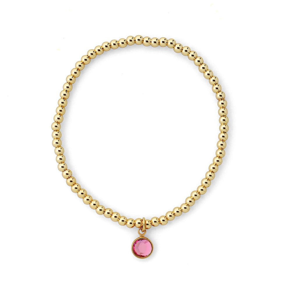Joy by Corrine Smith Oktober Geburtsstein Armband Gold