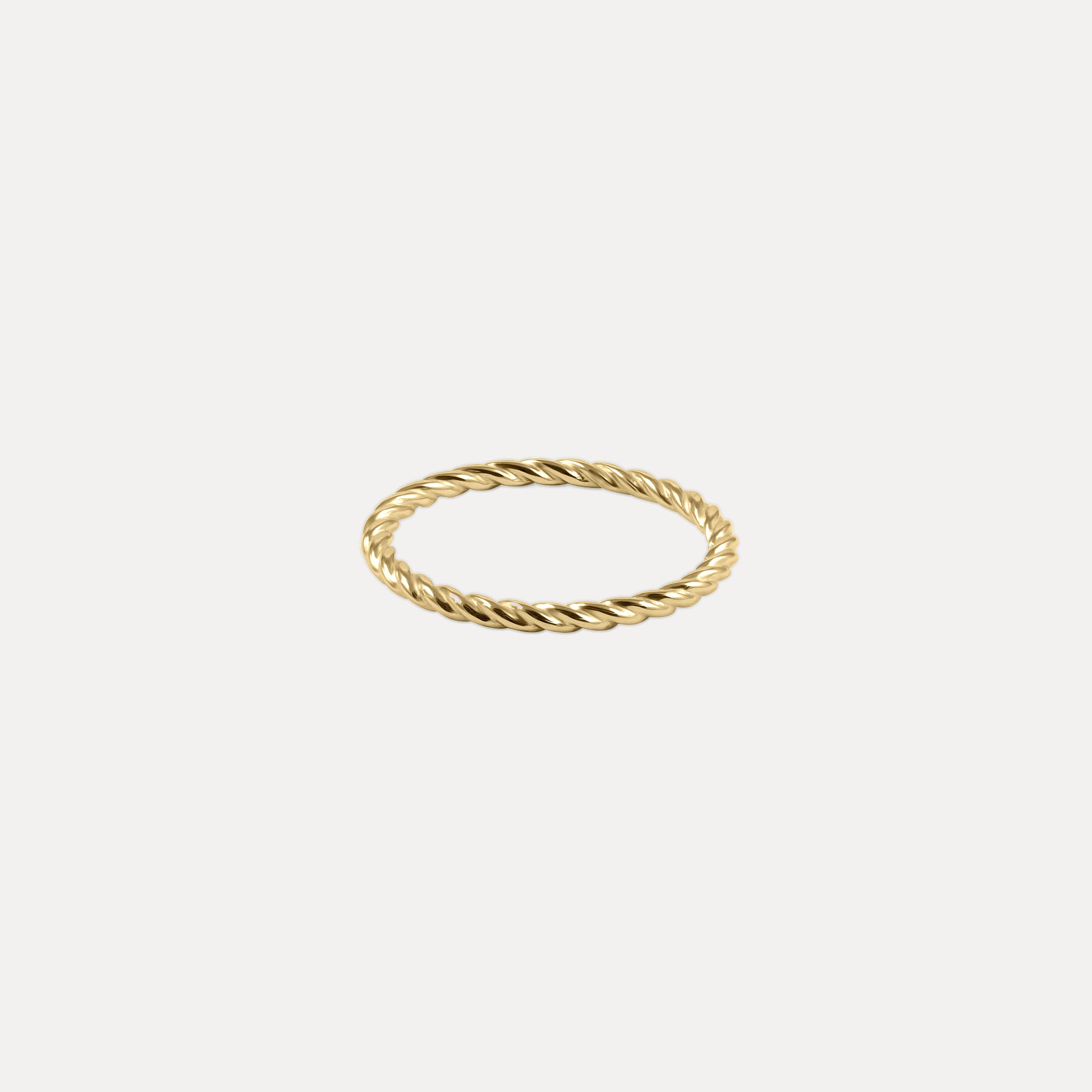 Stilnest Dune Ring 585 Gold Größe 52 Stapelring 1,7 mm
