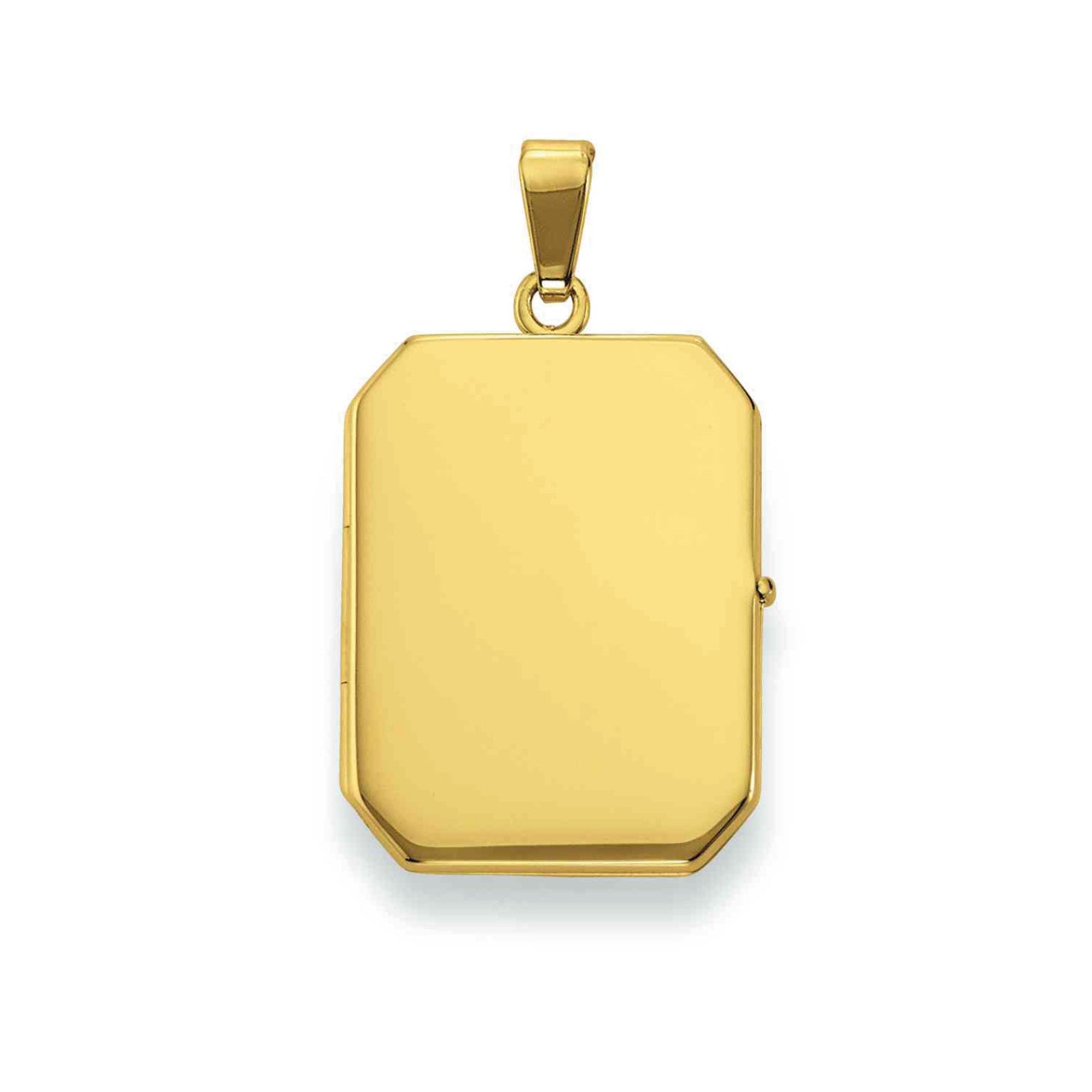 Eugen Rühle Anhänger Medaillon rechteckig 19x25mm 333 Gelbgold