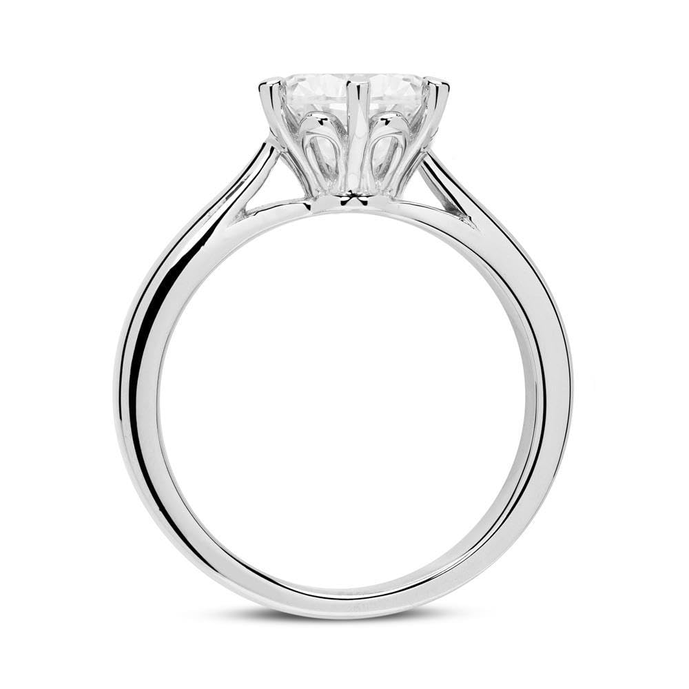 JEWLIX Verlobungsring Sterlingsilber Zirkonia Silber