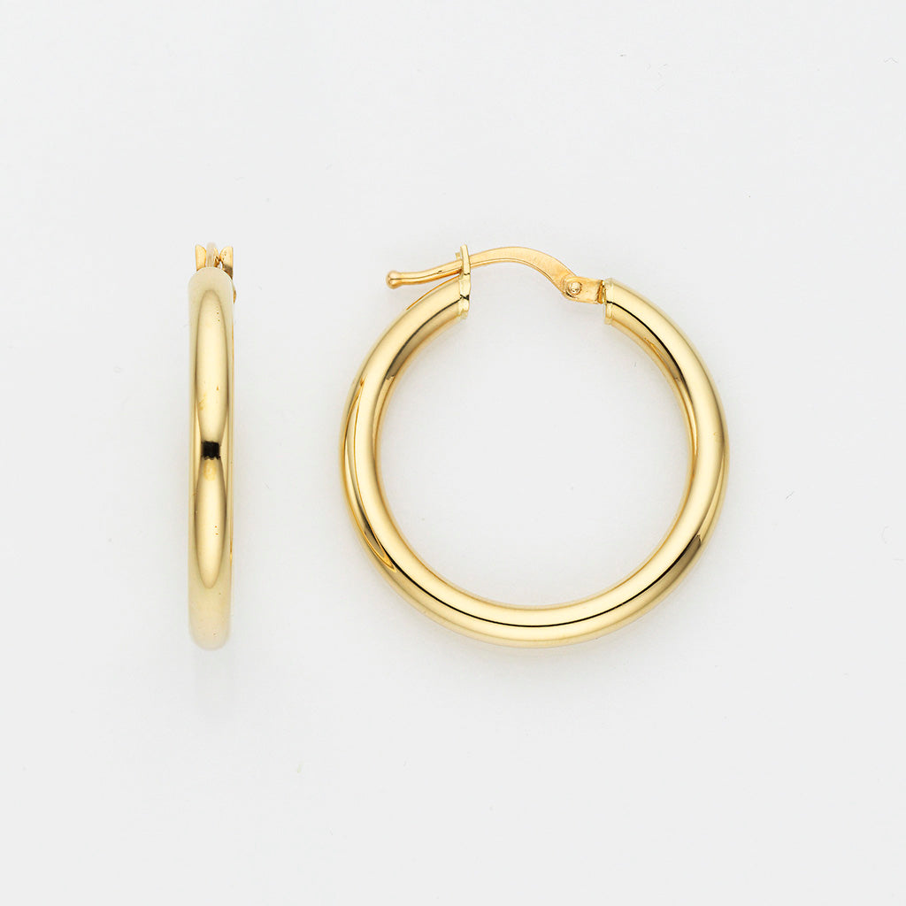 Eugen Rühle Ohrschmuck 80.3868 Creolen Gelbgold 585 Ø 25mm