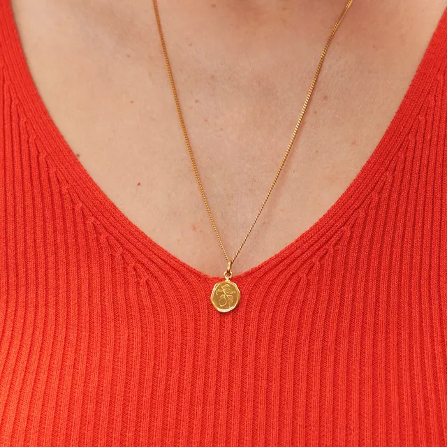 Stilnest Eden Lemon Seal Kette 585 Gold 45cm