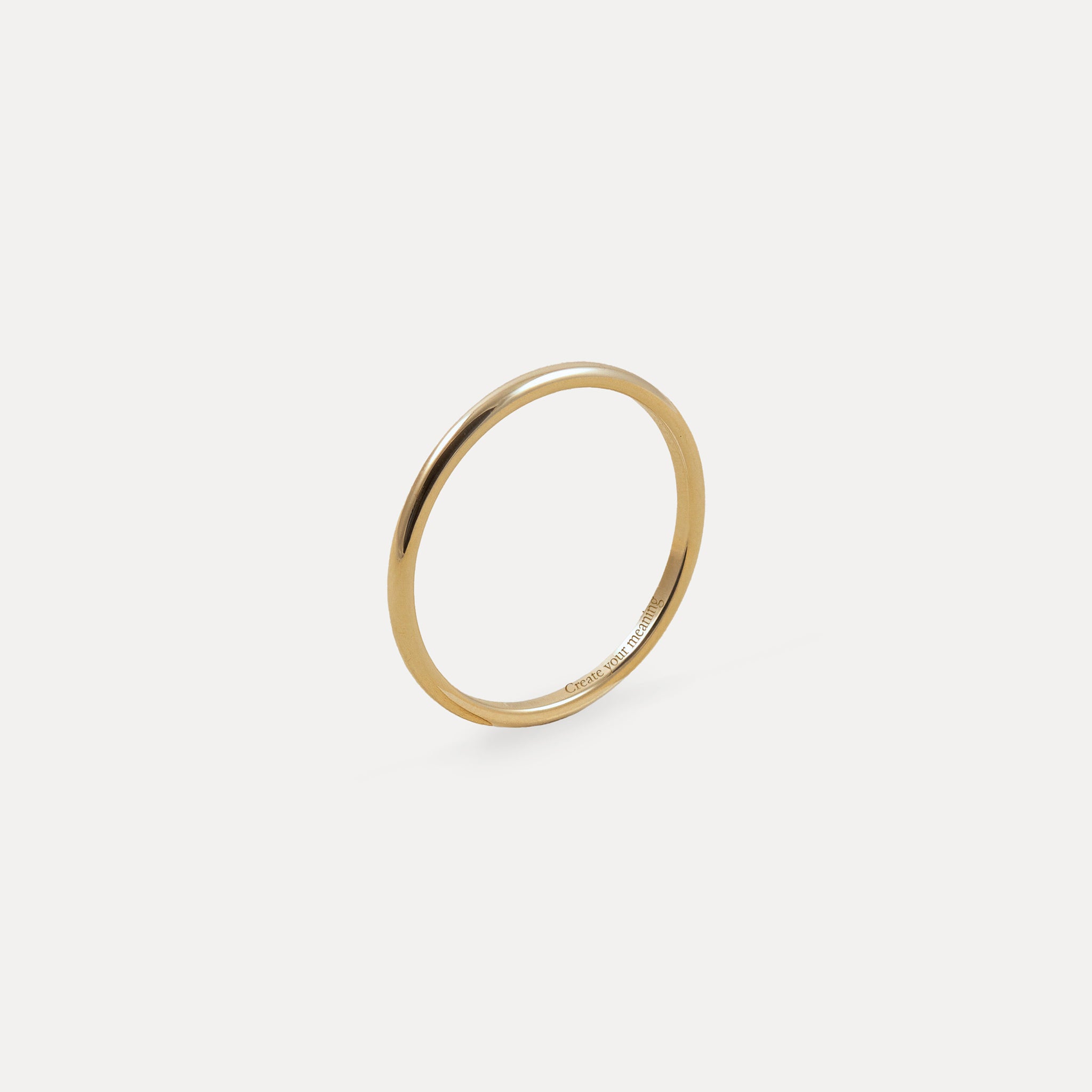 Stilnest The Thin Fair Band Ring 585 Fairtrade-Gold Größe 52