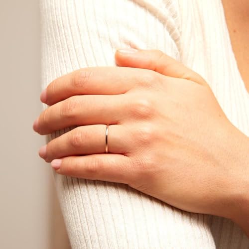 JEWLIX Ring 585er Roségold Größe 60 Damen