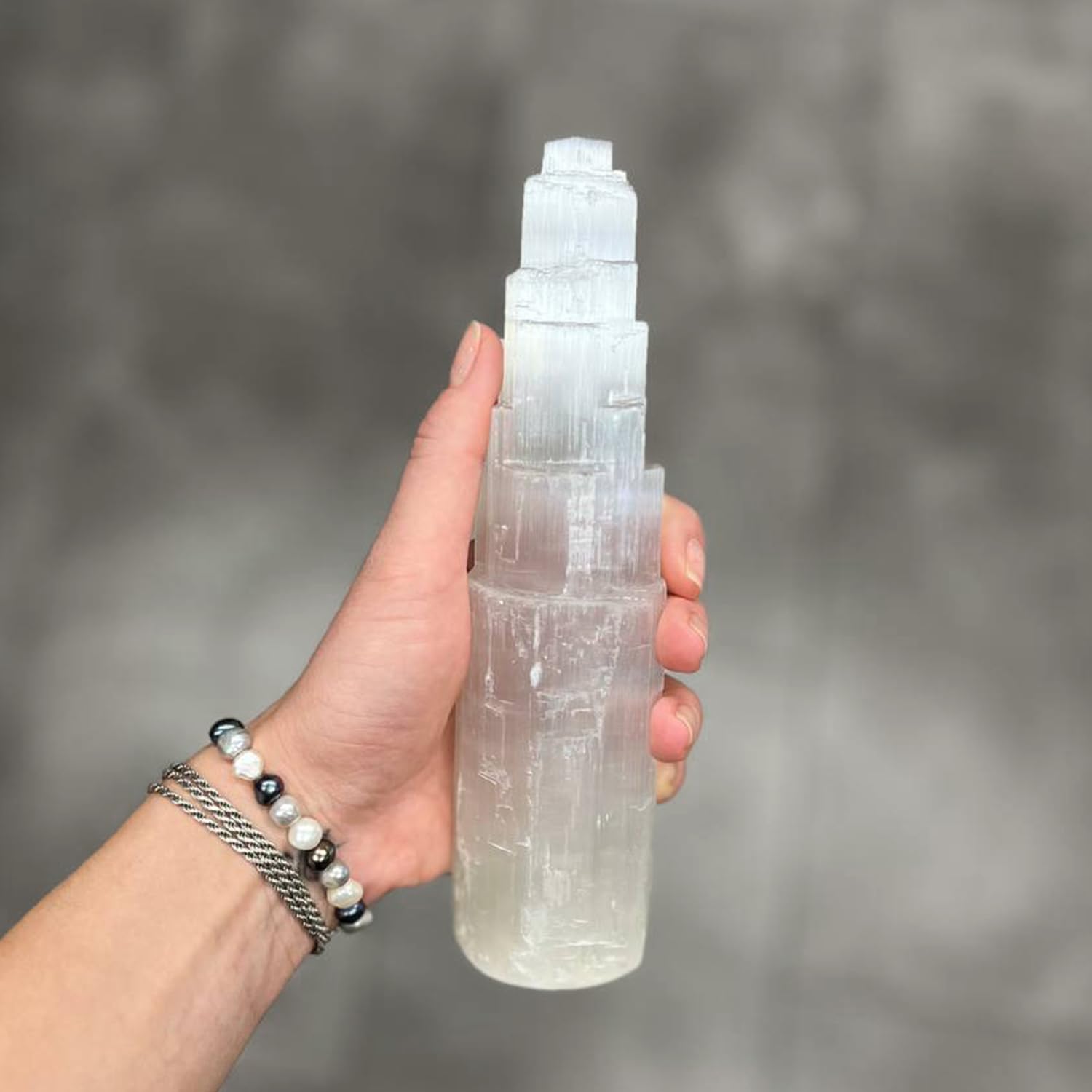 NKlaus Healing Crystals Selenit Turm 20cm