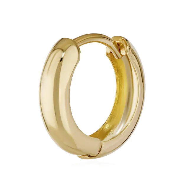 NKlaus Klappcreole 585 Gelbgold Einzel 12,2mm