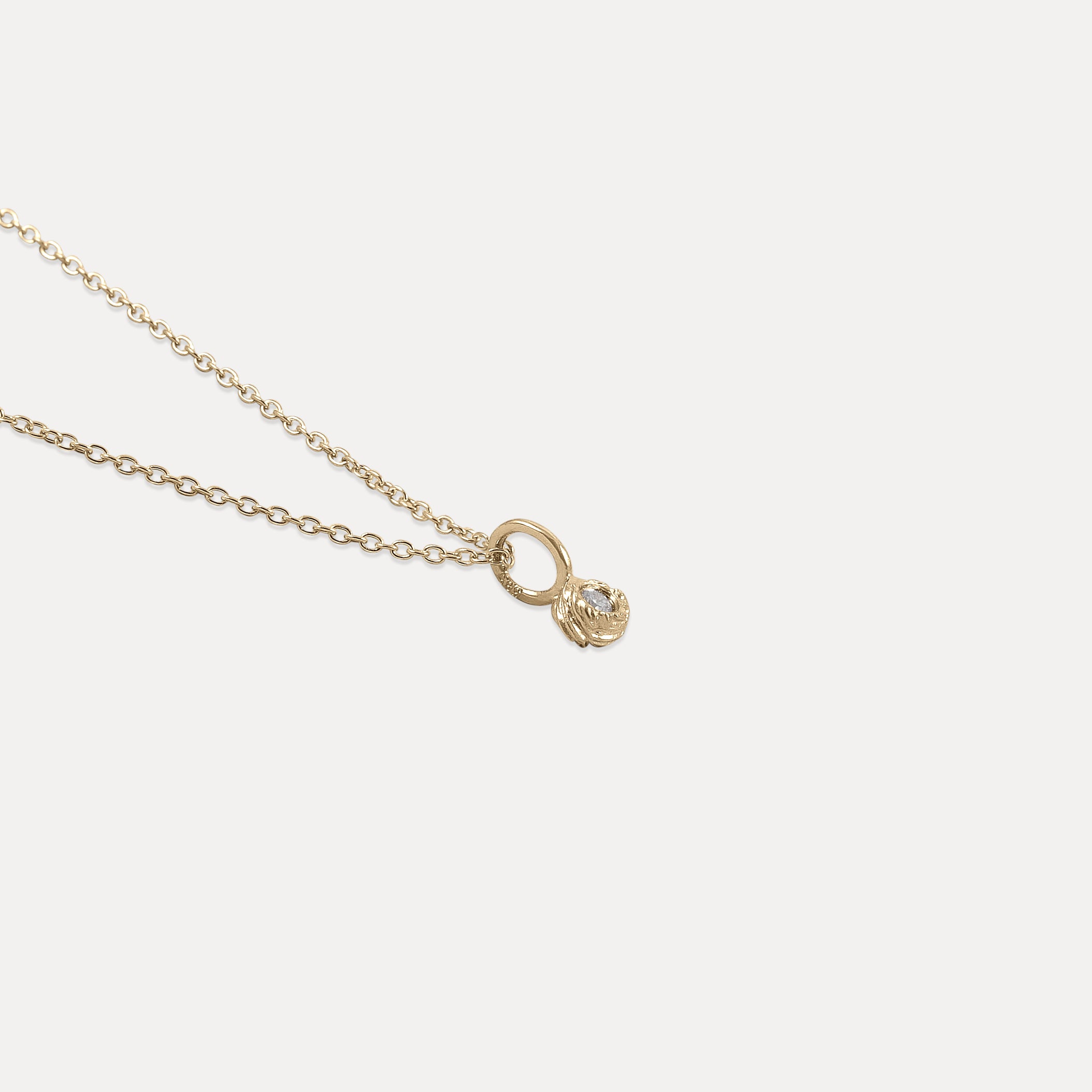 Stilnest Diamant Mater Anhänger 585 Gold Massivgold