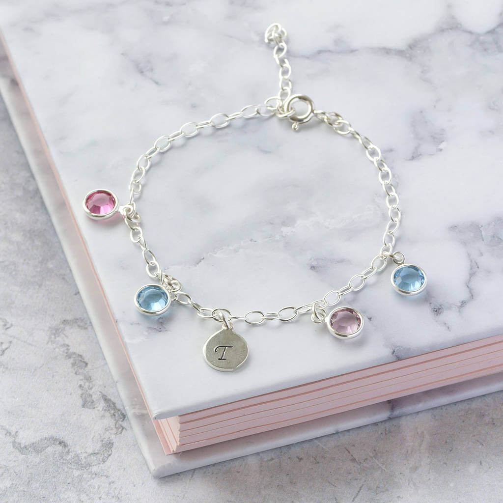 Joy by Corrine Smith Family Armband Silber mit Geburtsstein