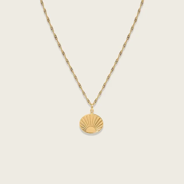 Stilnest Solar Halskette Gold Vermeil 45 cm Singapore