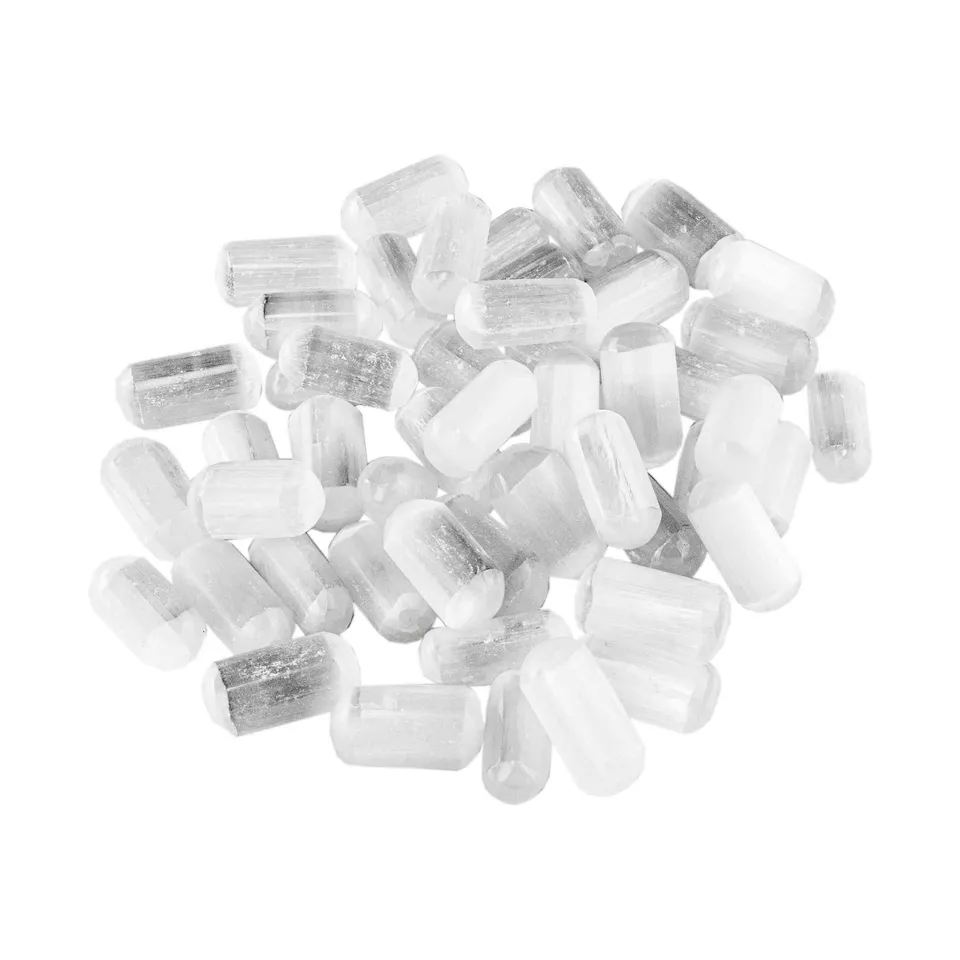 NKlaus HEALING CRYSTALS Selenit Trommelsteine weiß 1000 g