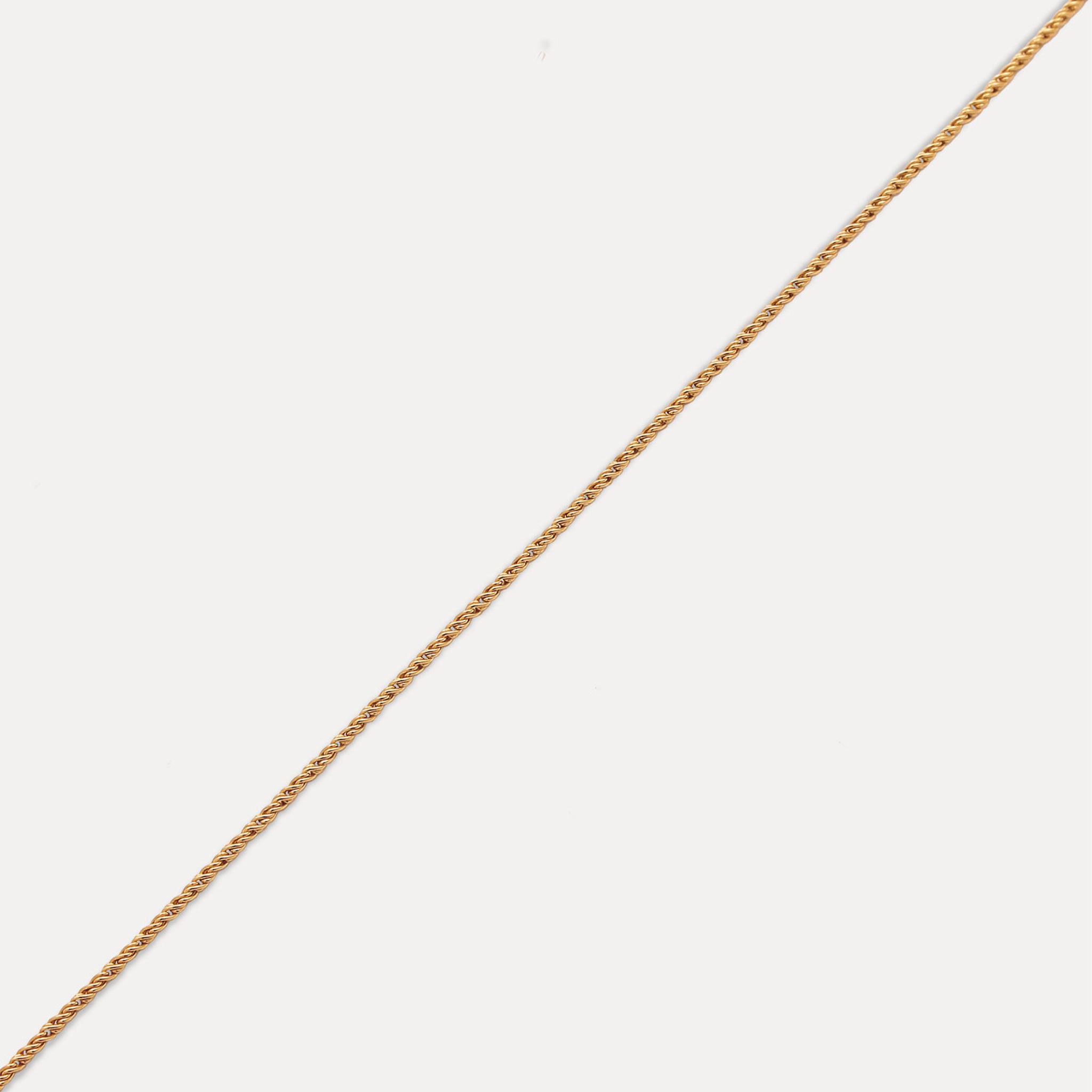 Stilnest Spiral Dainty Chain Choker Halskette Gold Vermeil