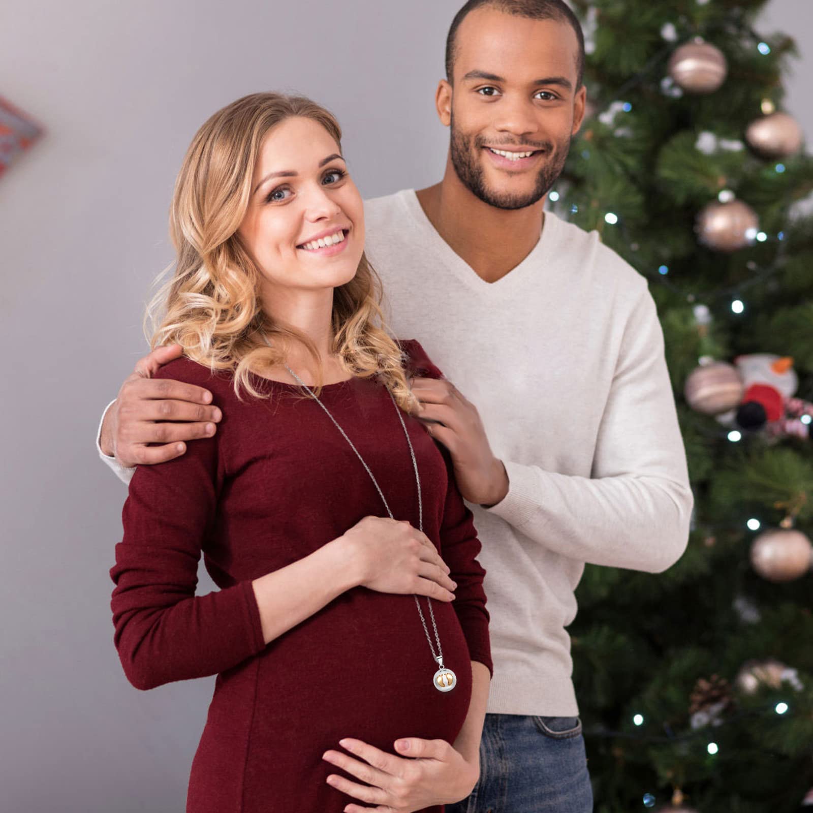 Eudora Harmony Bola Klangkugel Halskette Silber oxidiert