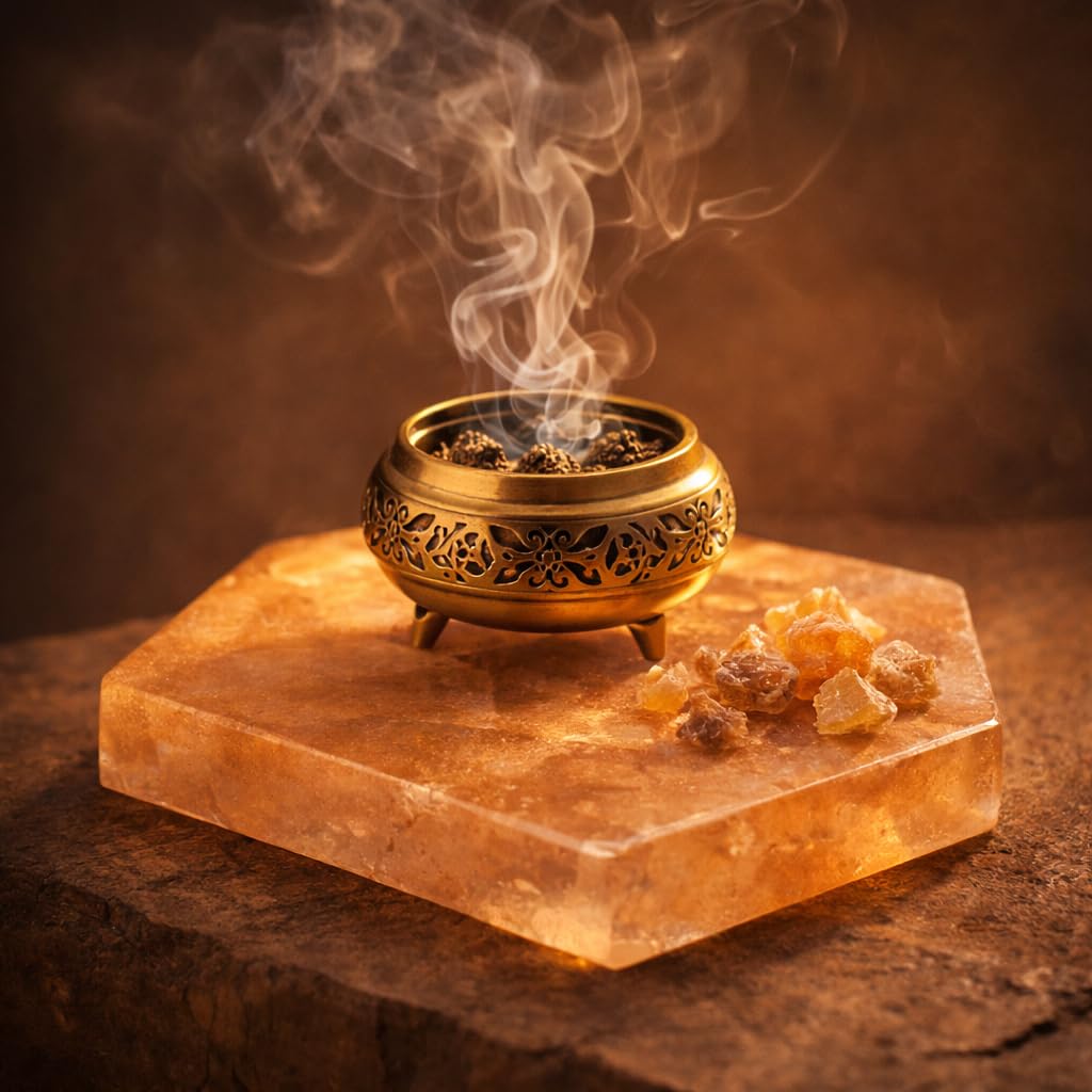 NKlaus Healing Crystals Selenit-Platte 9,5 cm Sechseck Pfirsich