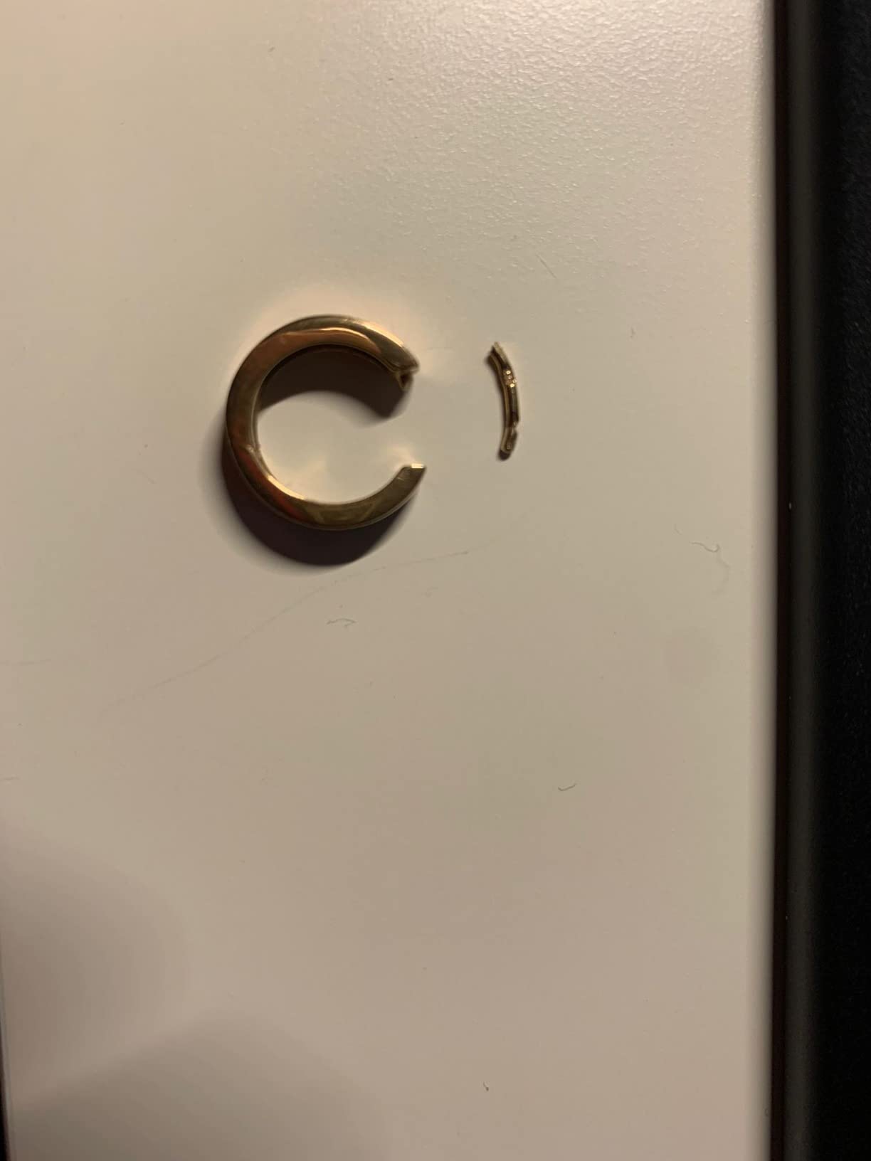 NKlaus Klappcreole einzeln 333 Gelbgold 14,3 mm