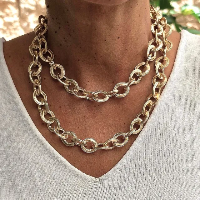 Alevá Bijoux Venezia Halskette Gold 90 cm lang