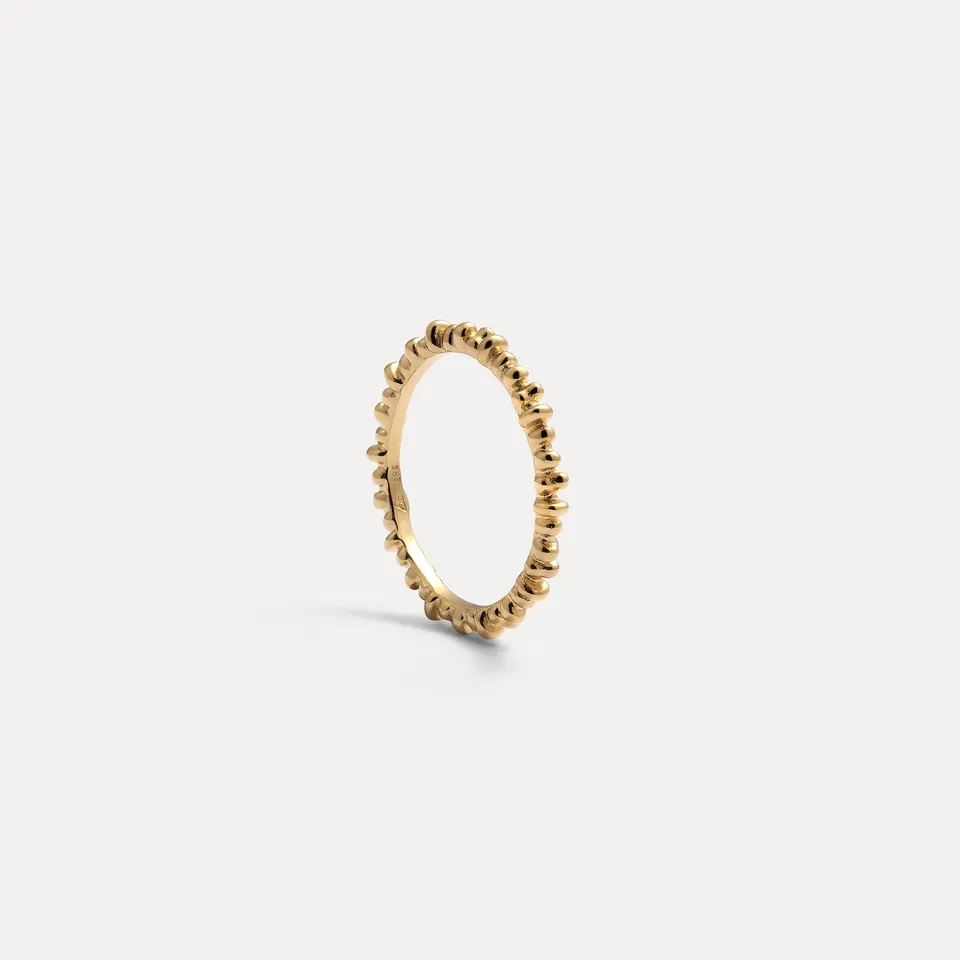 Stilnest Ore Ring 585 Gold Gr.56 Organisch