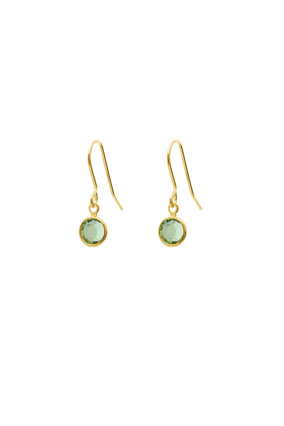 Joy by Corrine Smith August Ohrringe Gold Peridot Tropfen