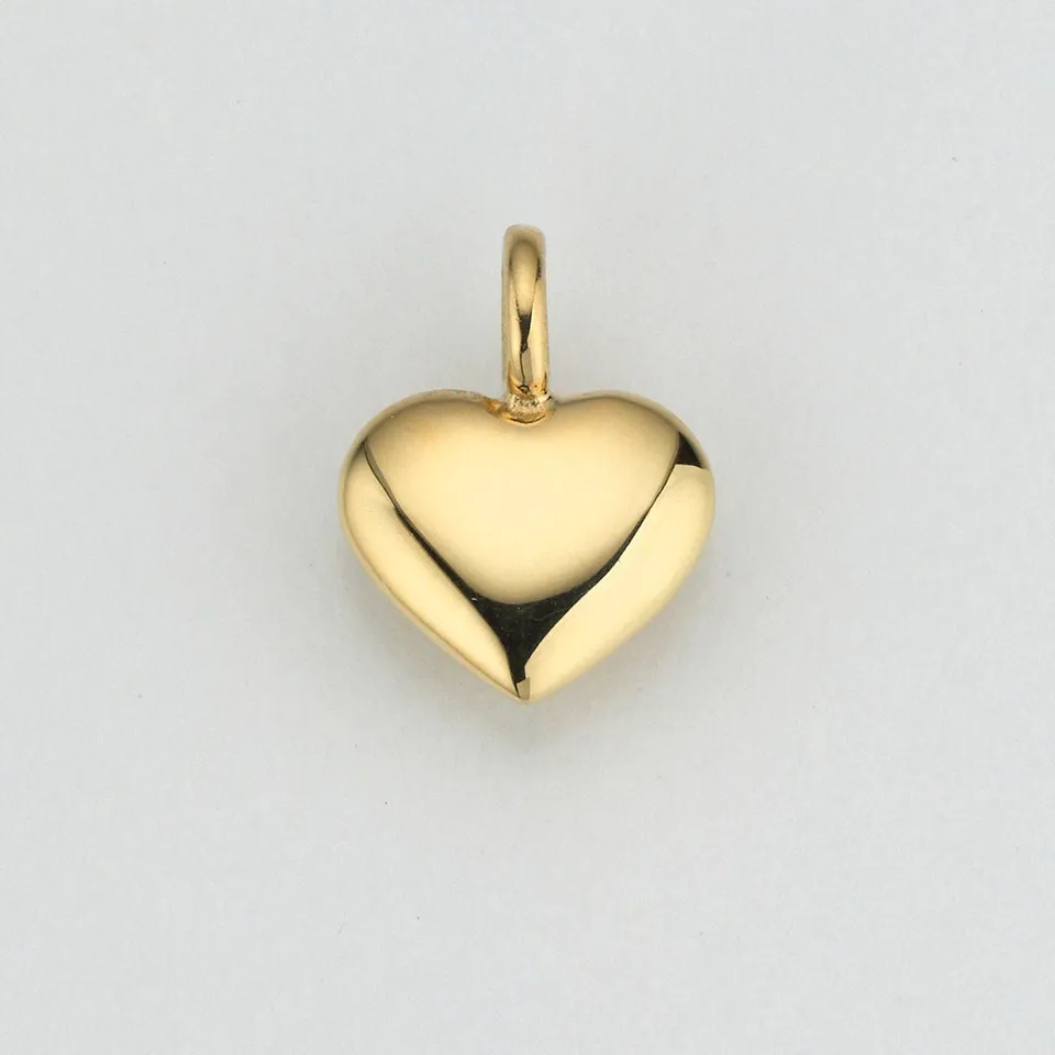Eugen Rühle Anhänger Herz 10mm 750 Gelbgold