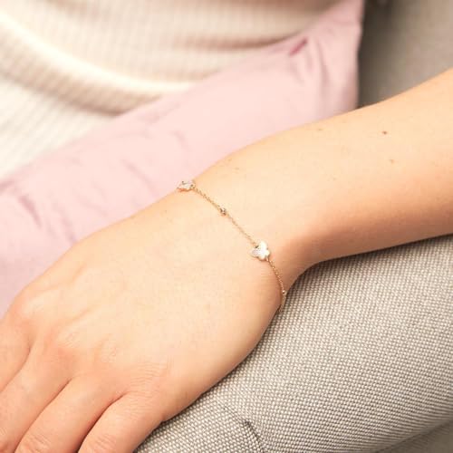 JEWLIX ID-Armbänder Schmetterlingsarmband 585er Gold Damen