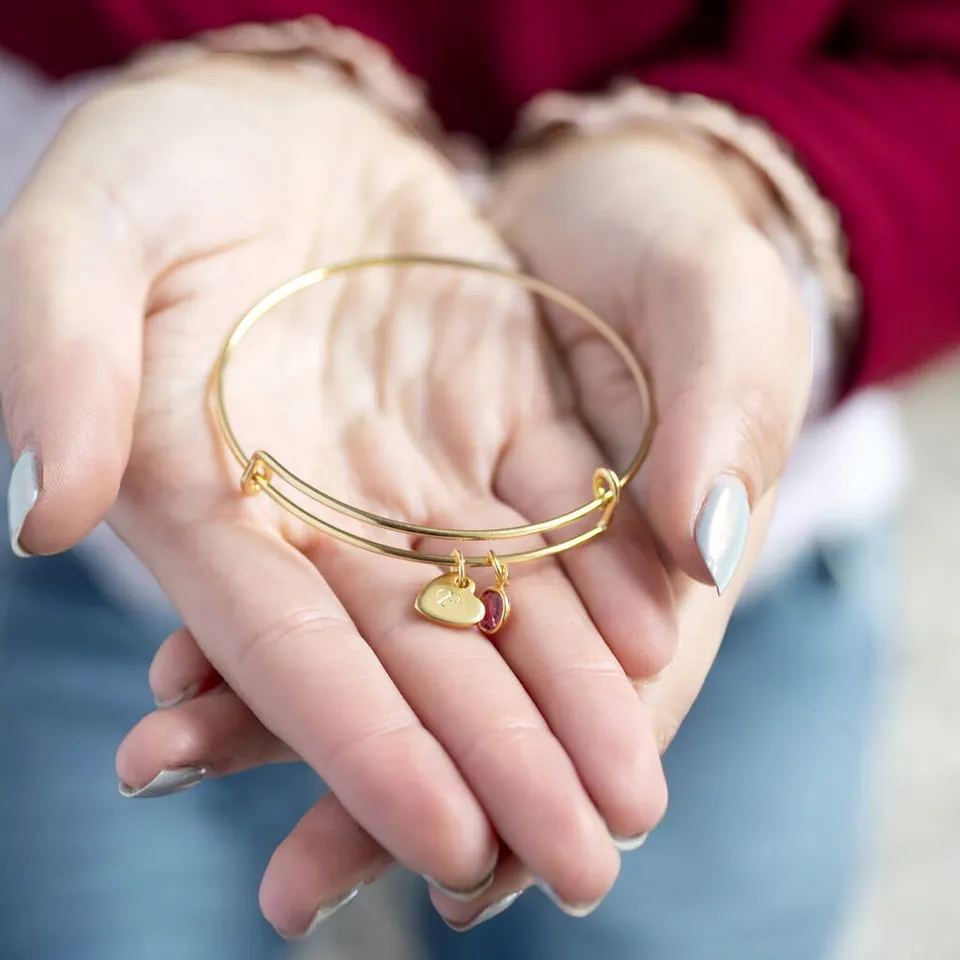 Joy by Corrine Smith Heart of Gold Bangle Armband gold