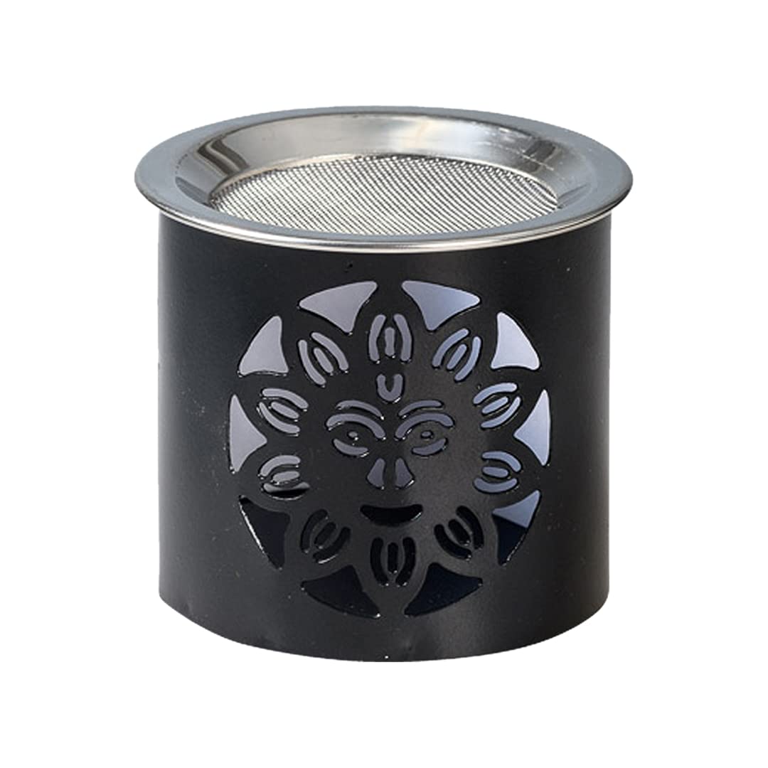 NKlaus Home Scents Räucherstövchen Smiley Eisen schwarz