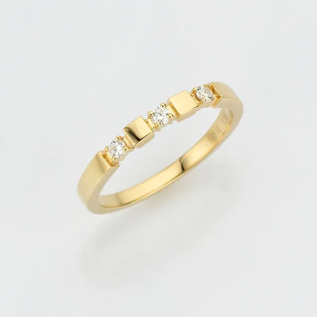 Eugen Rühle Ringe 88.7888.250-100 Ring Gelbgold 0,10ct Brillant