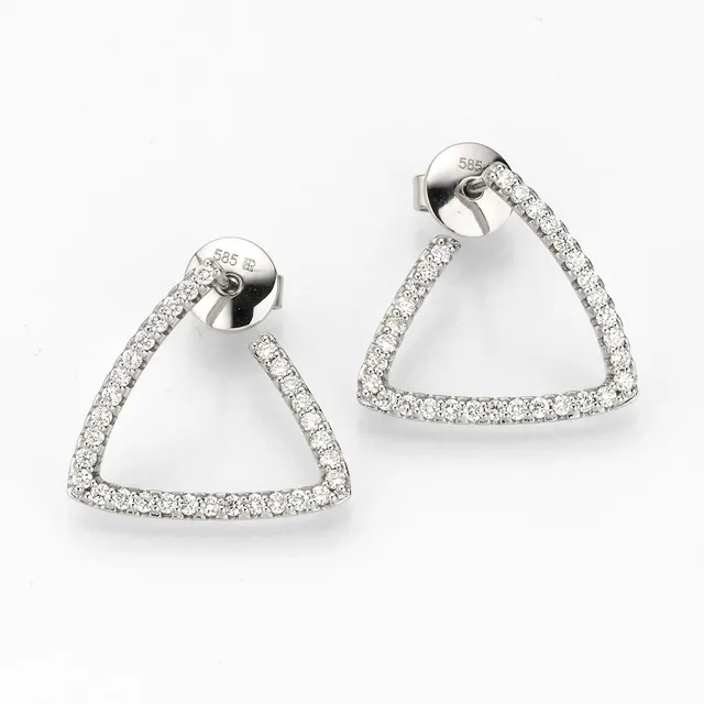 Eugen Rühle Ohrschmuck Ohrstecker 0,50ct Diamant 590 Weißgold