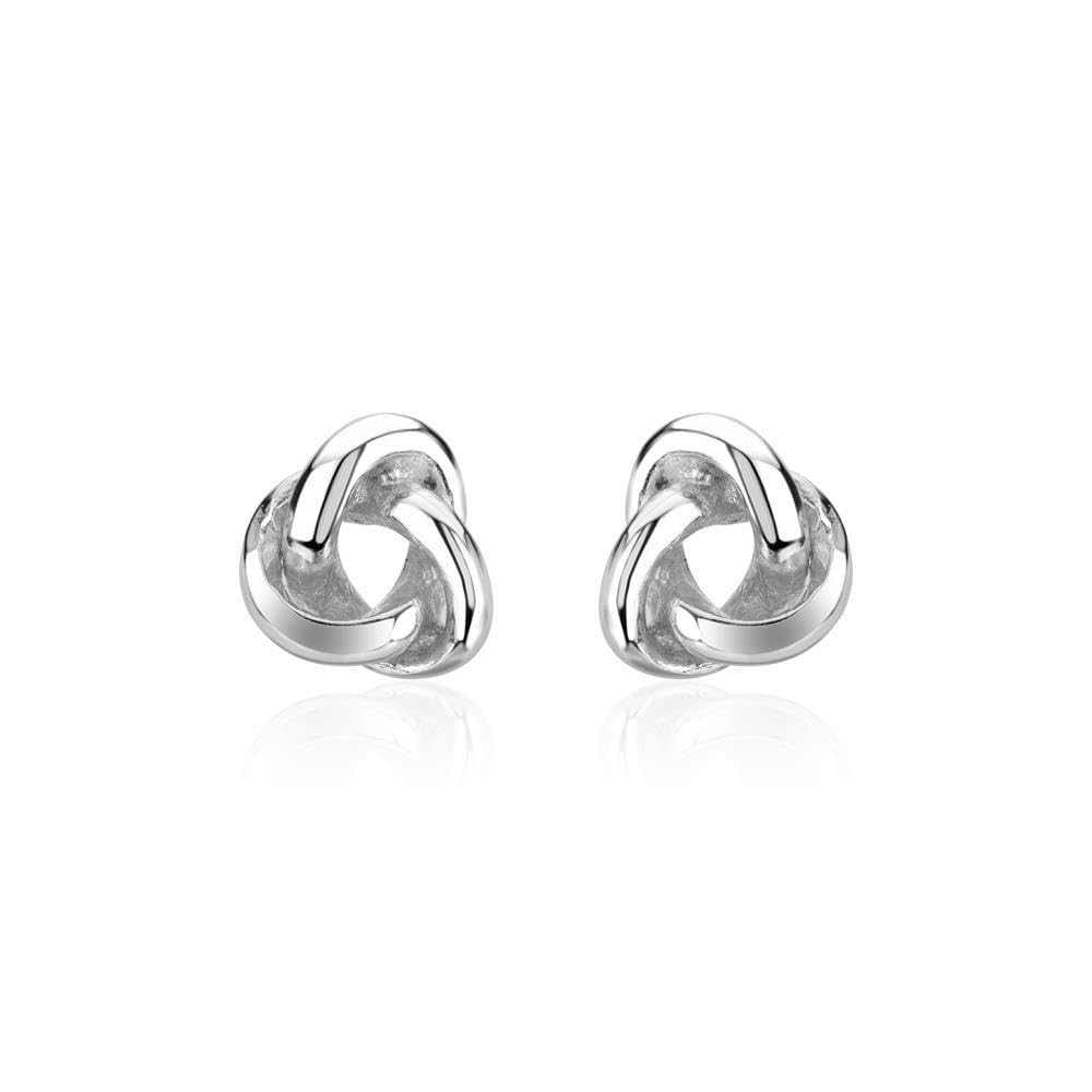 JEWLIX Ohrstecker Knoten Sterlingsilber Ohrstecker Silber Damen