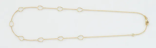 Eugen Rühle Collier 9 Zwischenteile Gold 585 Halskette