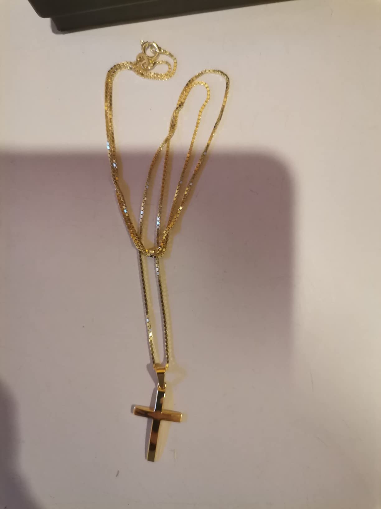 trendor Kreuz 35796 Halskette Gold 333 mit Kette 42 cm