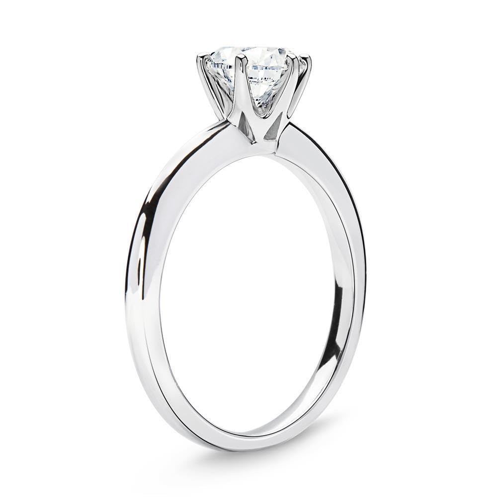 JEWLIX VR0122 Verlobungsring Silber Zirkonia 5,9mm 50mm