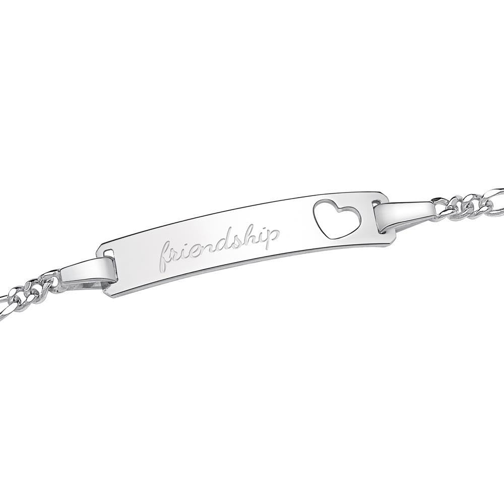 JEWLIX ID-Armbänder ID1001 Armband Silber 12-19 cm