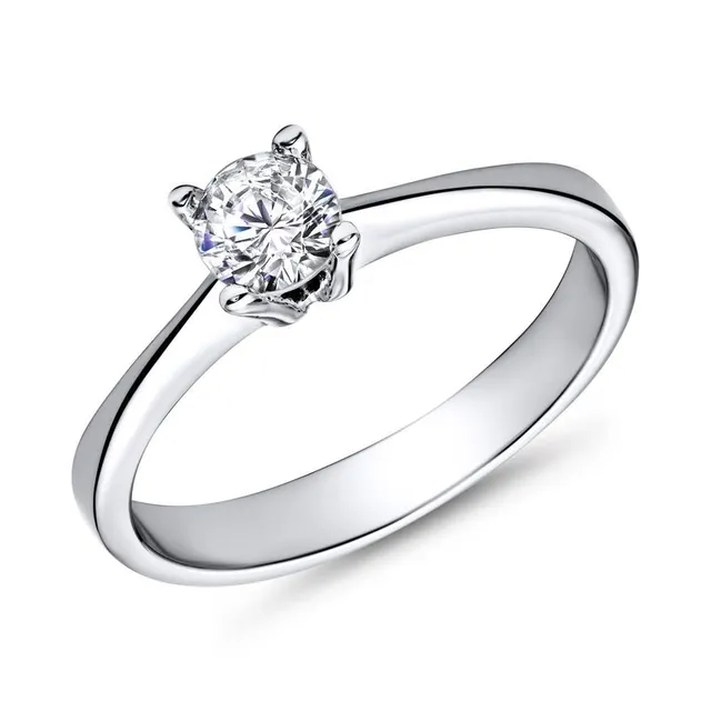 JEWLIX VR0012 Verlobungsring Silber 56mm Zirkonia
