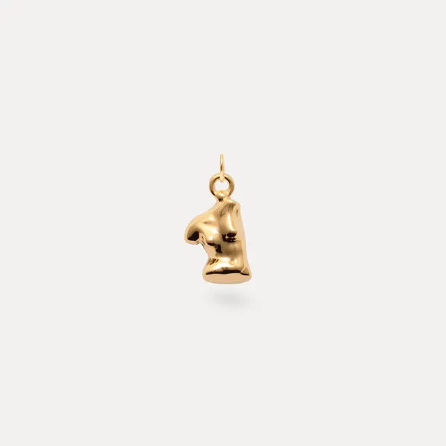 Stilnest Womanhood Anhänger 24k Gold Vermeil Statement